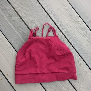 Charlotte Russe Strappy Back Crop Tank